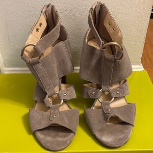 Sole Society Taupe Women's Sandals